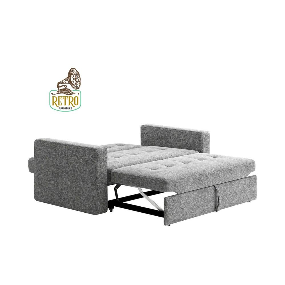 كنب سرير 210 سم –  رمادي