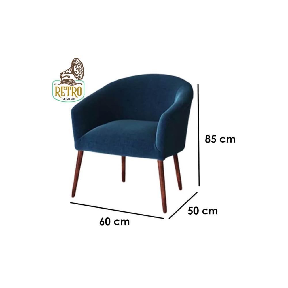 كرسي مودرن 50 سم – أزرق