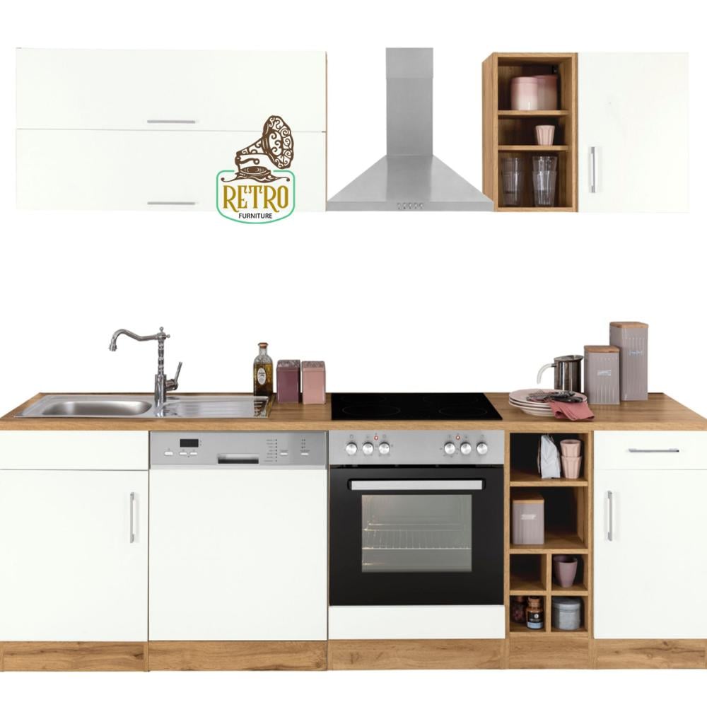 وحدة تخزين مطبخ- أبيضXخشبي