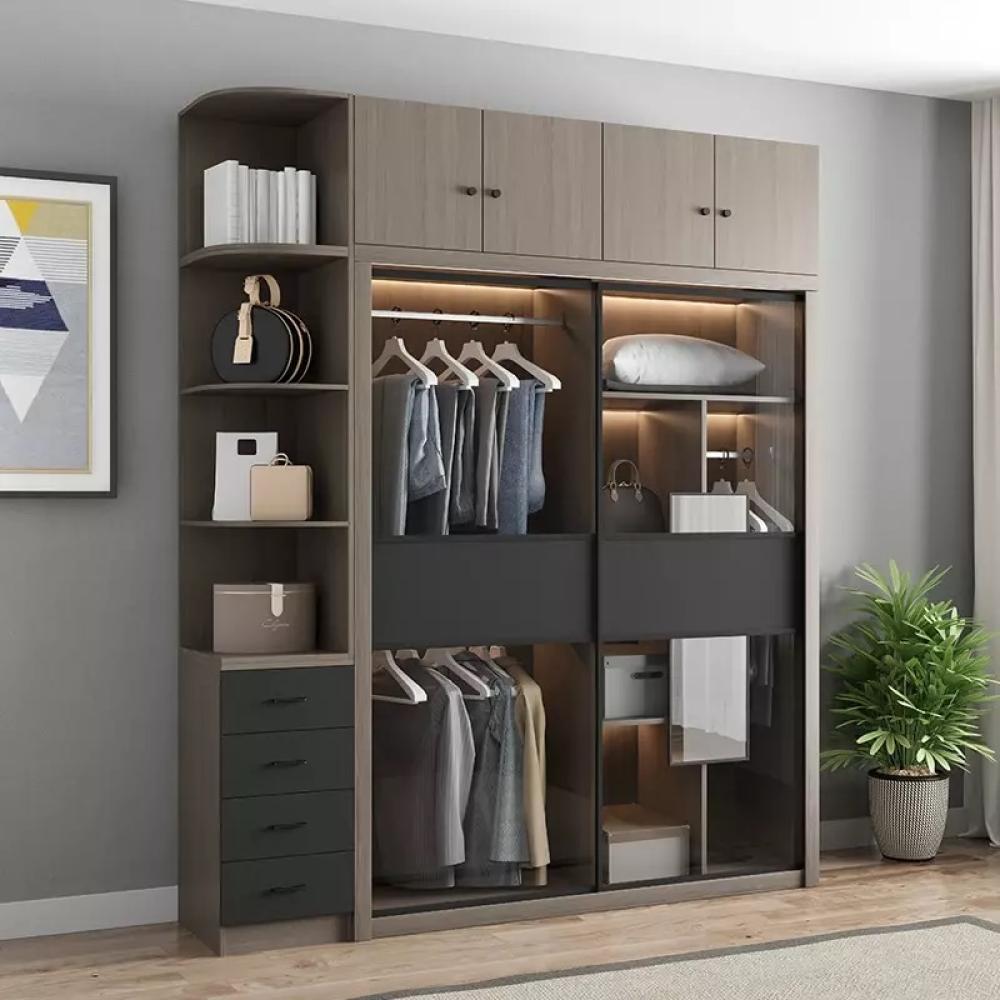 غرفة نوم جاهزة-خشبي×أسود