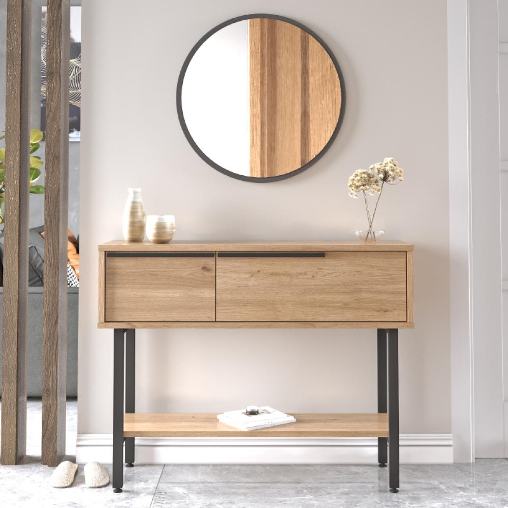 طاولة مدخل كونسول - بيج × أسود