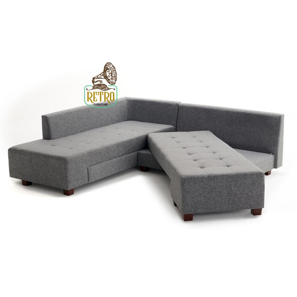 كنب سرير مصنوعة من خشب الزان الطبيعي المتين للغاية