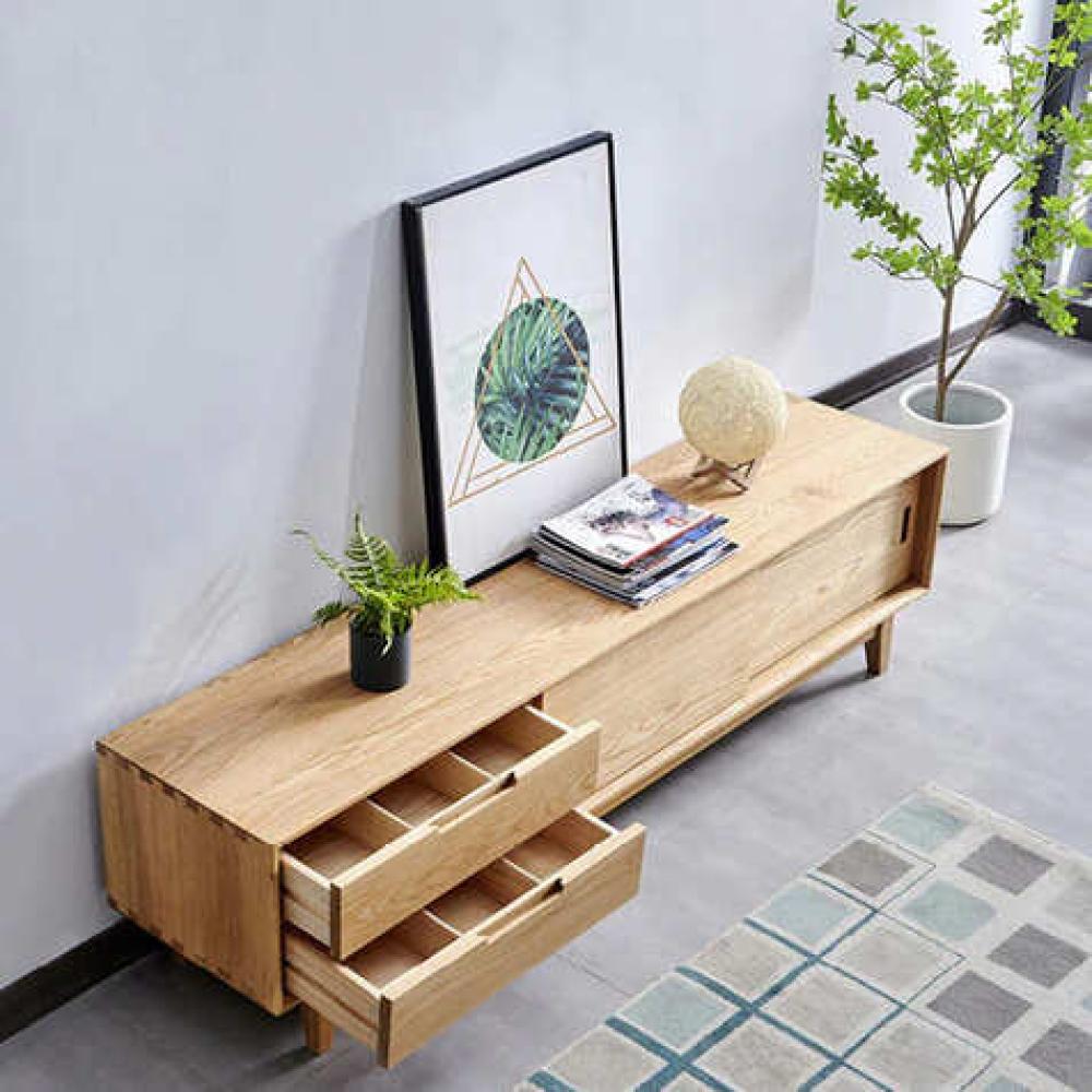 طاولة تلفاز مودرن - خشبي