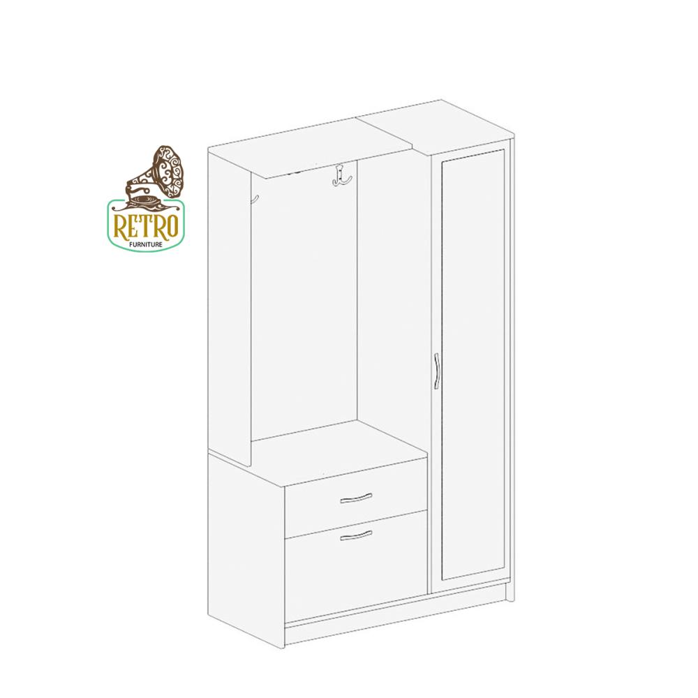 استمتع بأحدث تصميمات خزانة أحذية مع هذه القطعة الأنيقة والعصري