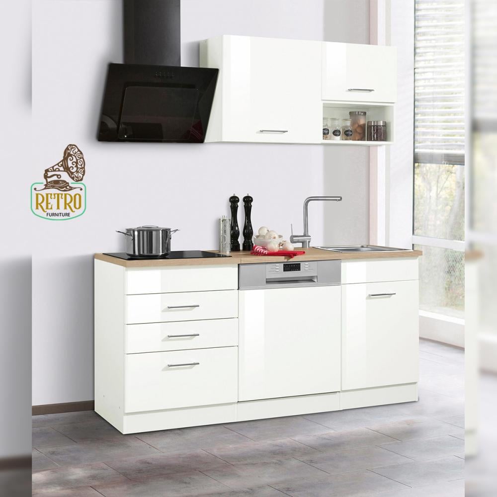 وحدة تخزين مطبخ-أبيض×رمادي