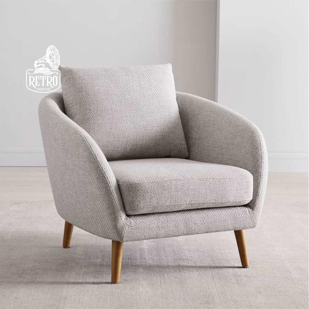 كرسي فوتيه خشب عصري مصنوع من أجود انواع الاخشاب والأقمشة الذات النعومة