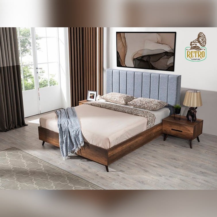 سرير مودرن مصنوع من اجود انواع الاخشاب تسوق الآن اثاث غرف النوم