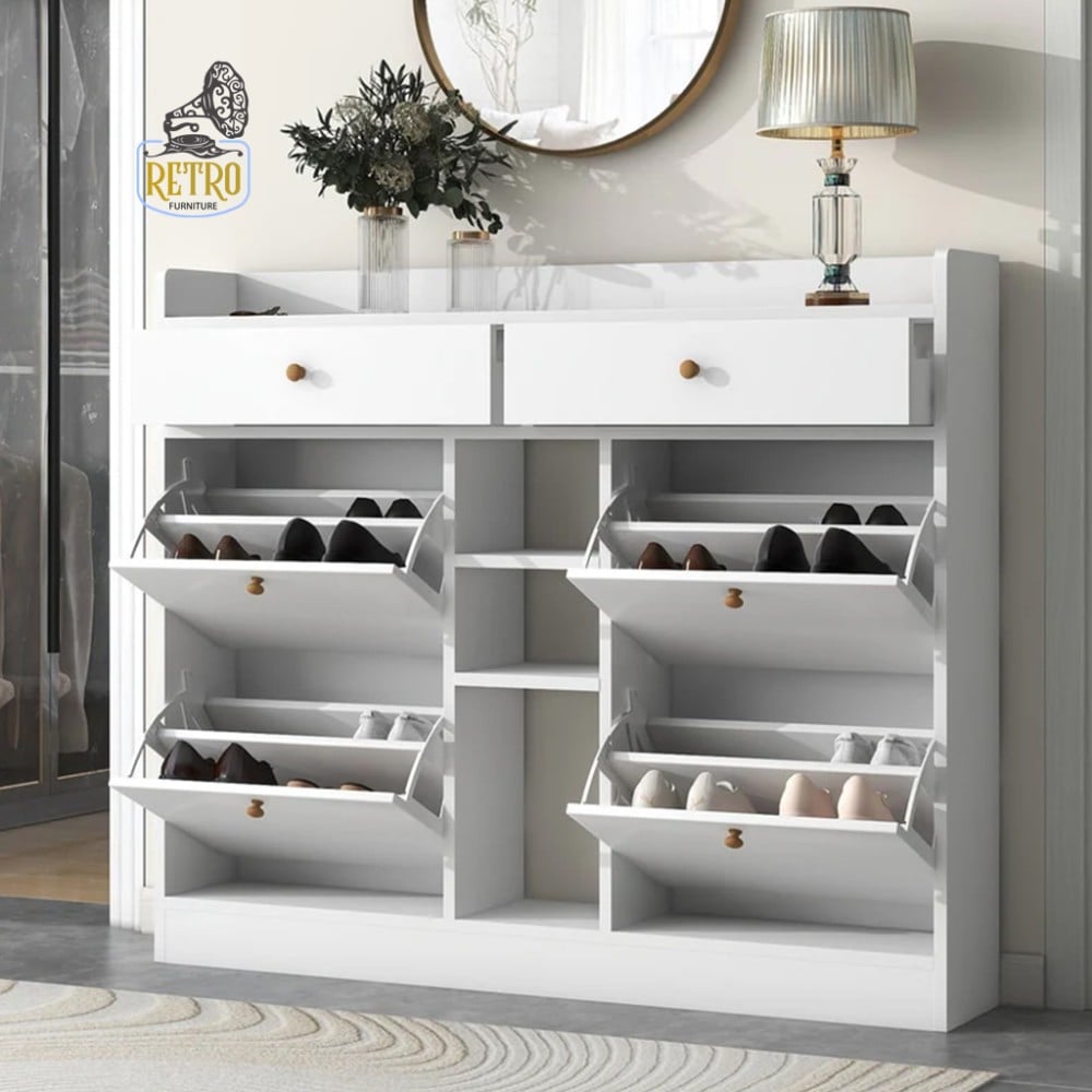 خزانة أحذية –أبيض