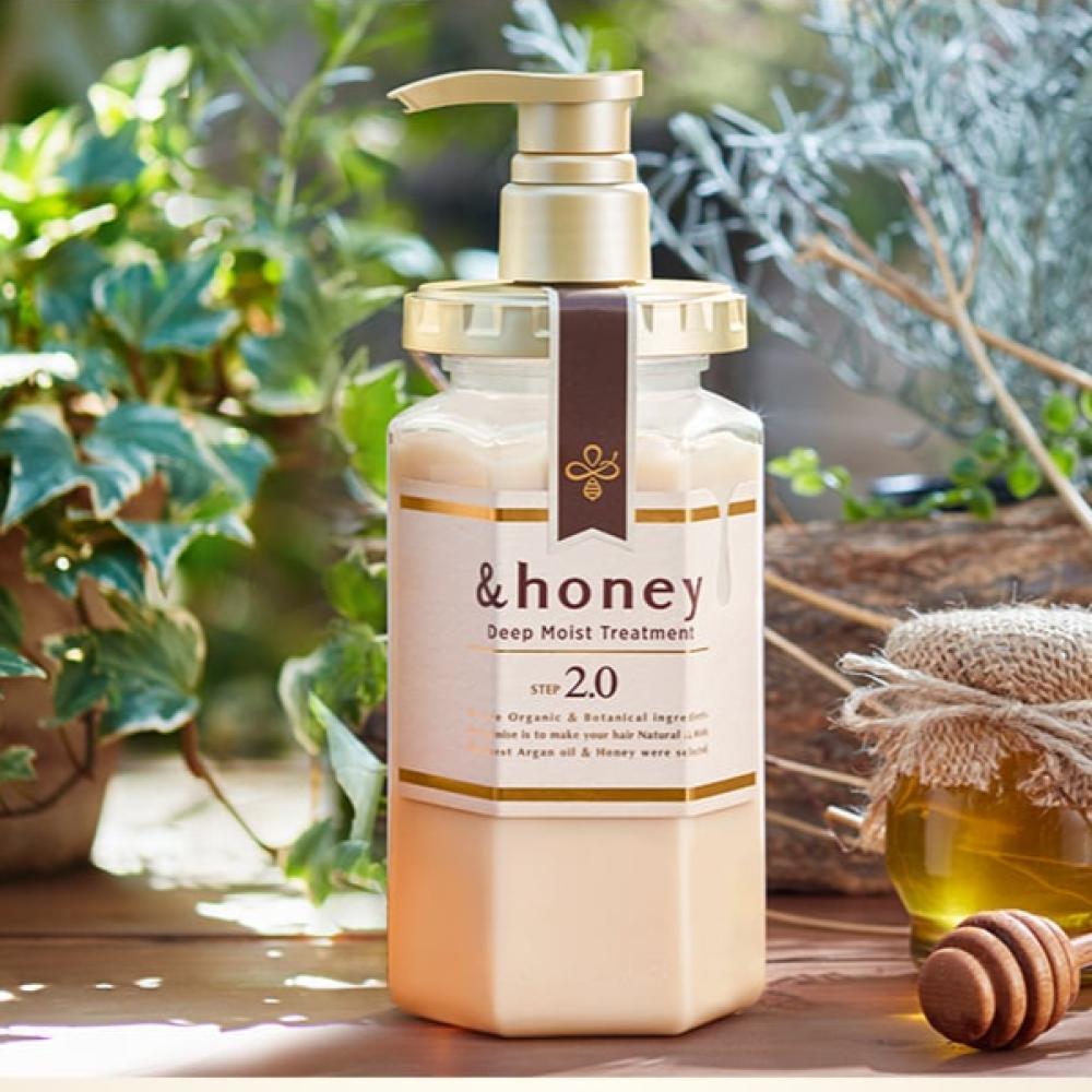 كريم معالج و مرطب للشعر بالعسل من اند هوني - 445 مل