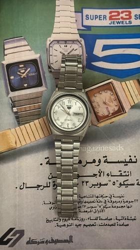 Seiko 5 | سيكو ٥ سلفر عربي