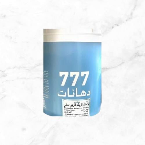 بوية بلاستك 25 كيلو مطفي ابيض