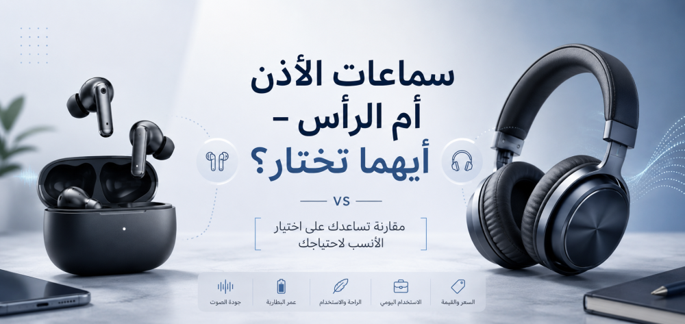 سماعات الأذن أم الرأس – أيهما تختار؟
