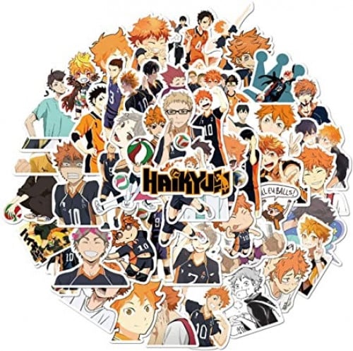 ستيكرز 10 ( قطع ) haikyuu