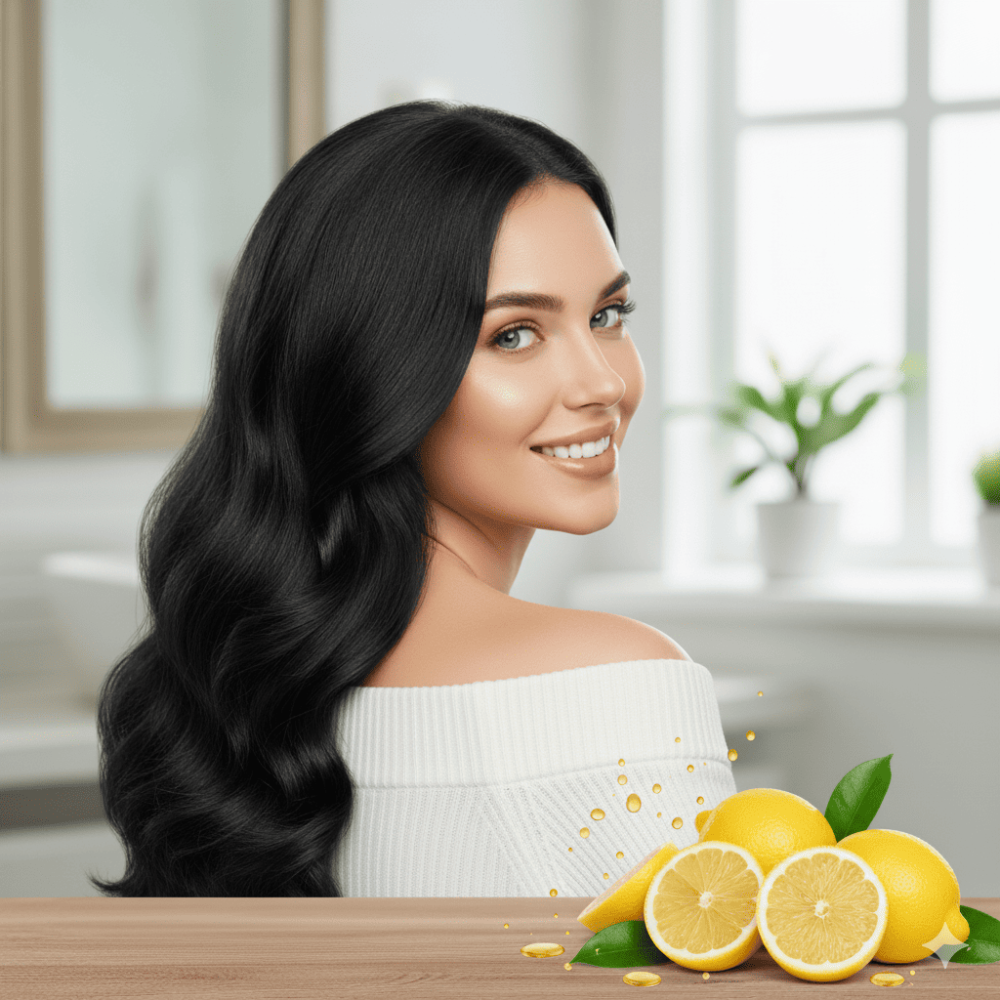تألقي بشعر صحي وناعم: زيت الليمون من الكريشان.. الحل الطبيعي لمعالجة القشرة