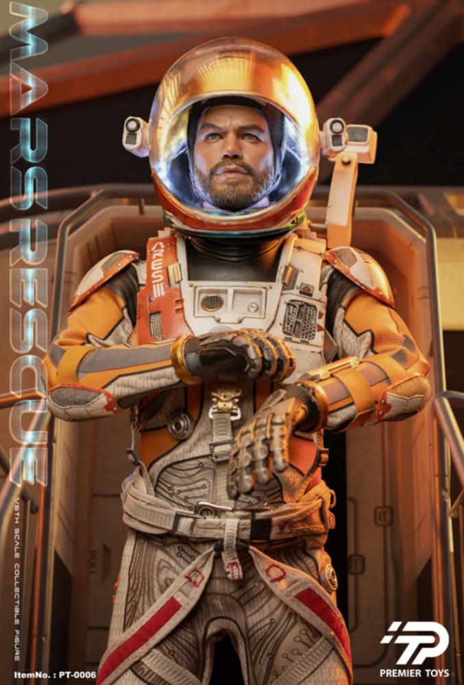 その他 PREMIER TOYS 1/6 Mars Rescue PT0006 Premier Toys PT0006 Mars Rescue Astronaut 1/6 Figure Reissue