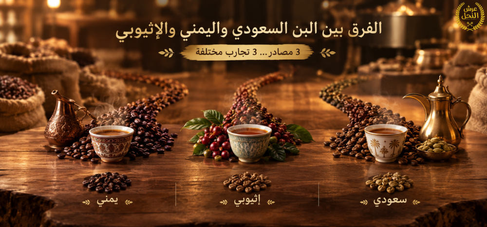 الفرق بين البن السعودي واليمني والإثيوبي