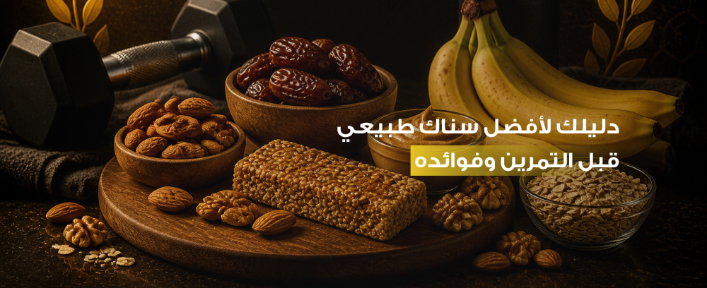 دليلك لأفضل سناك طبيعي قبل التمرين وفوائده