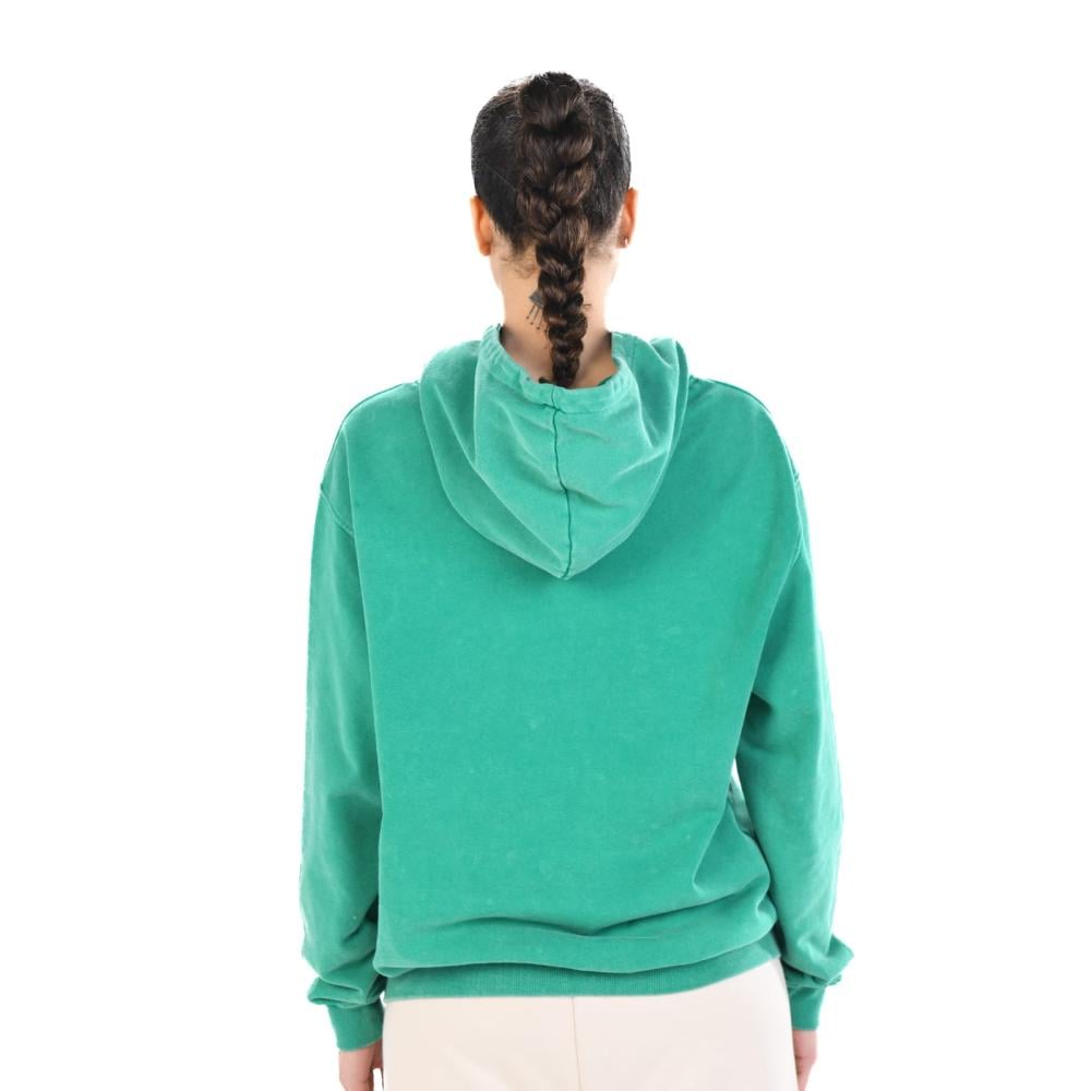 GREEN WASHED HOODIE