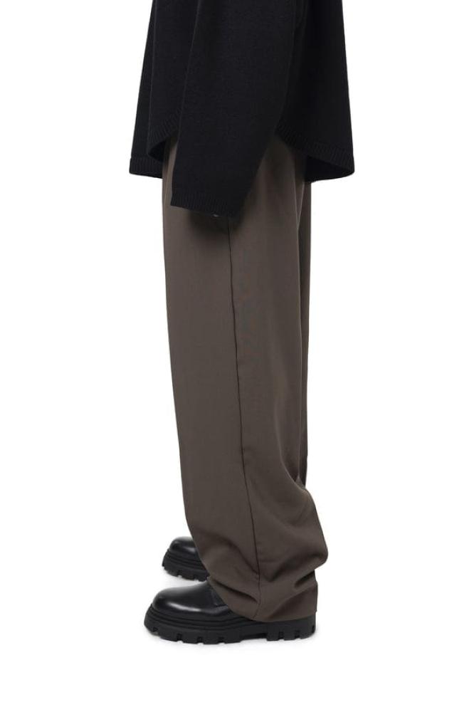 Wide Leg Brown Trouser