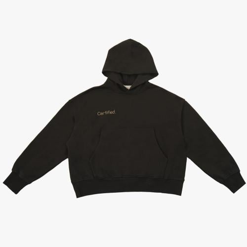 Cotton Black Hoodie