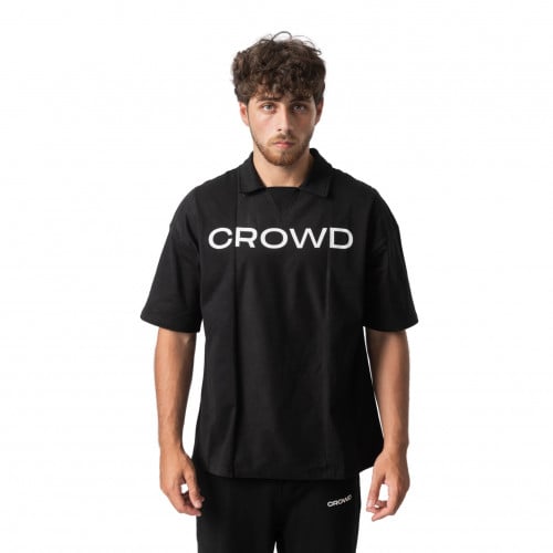 BLACK POLO T-SHIRT