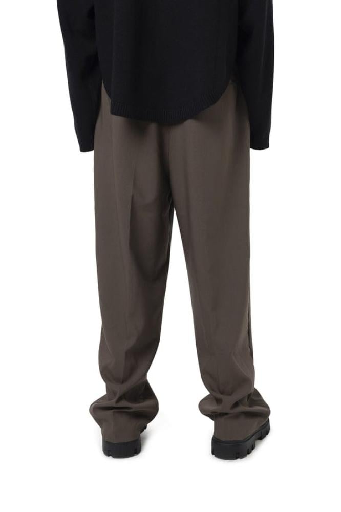Wide Leg Brown Trouser