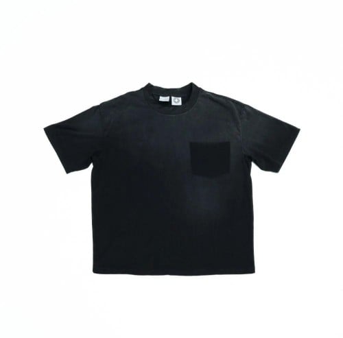Certified- Black Washed Pocket T-Shirt