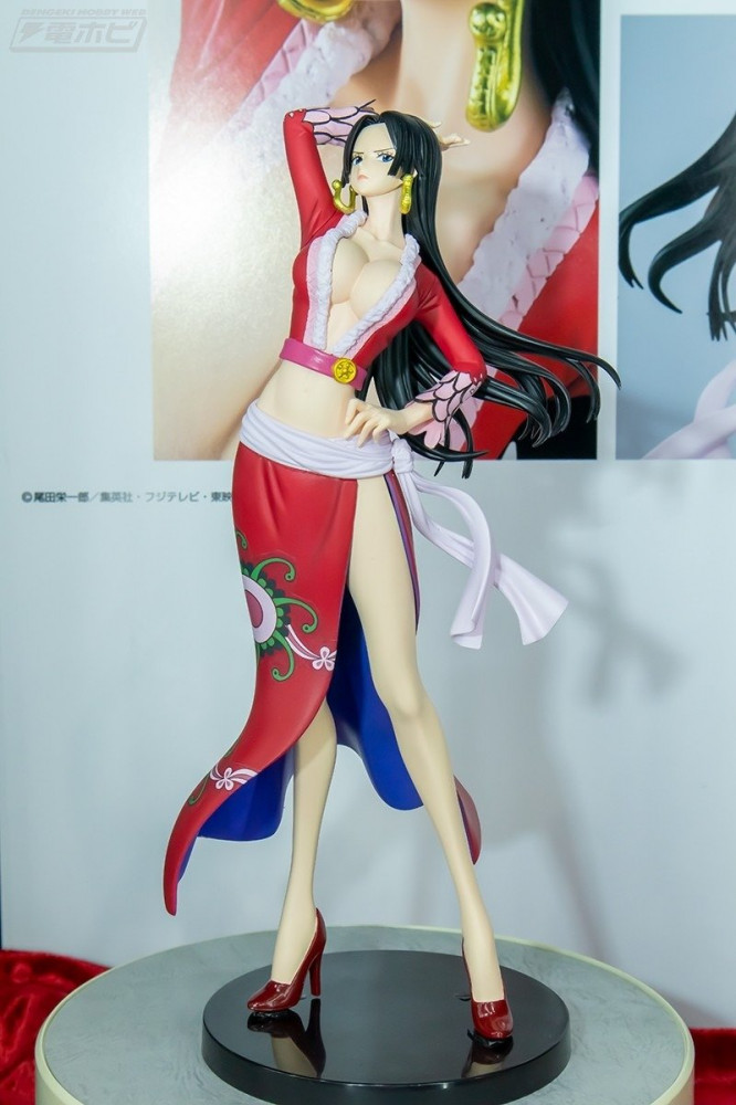 One Piece Glitter Glamours Boa Hancock Red Relax Dean Relics Den