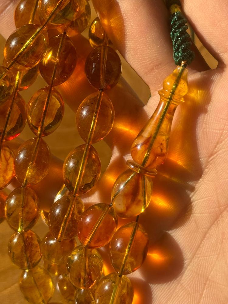 كهرمان طبيعي - كركوشة تفصال يدوي