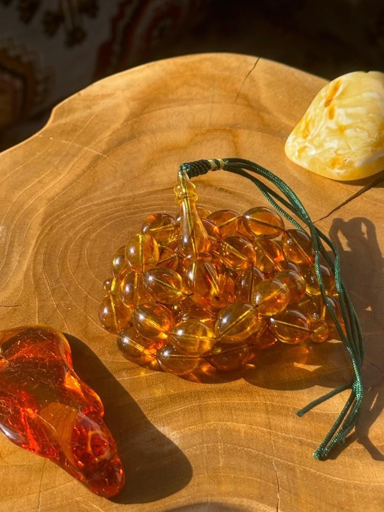 كهرمان طبيعي - كركوشة تفصال يدوي