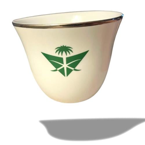 فنجان بشعار الخطوط السعوديه