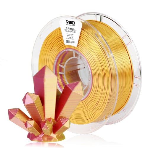 R3D Magic PLA (Gold-Purple) 3D Printing Filament 1...