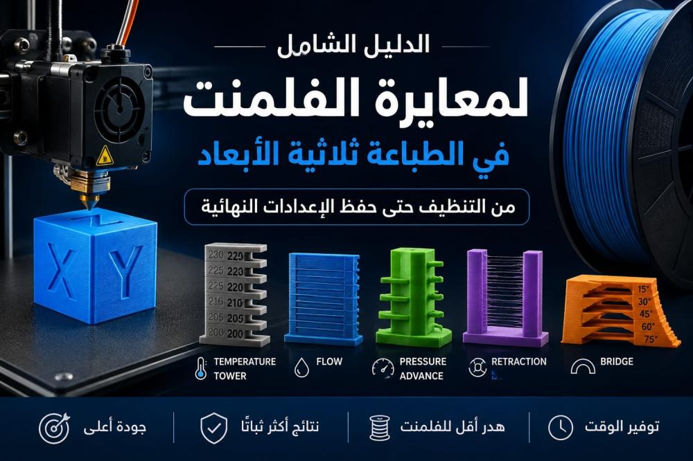 دليل معايرة الفلمنت للطباعة ثلاثية الأبعاد | الإعدادات والاختبارات الأساسية