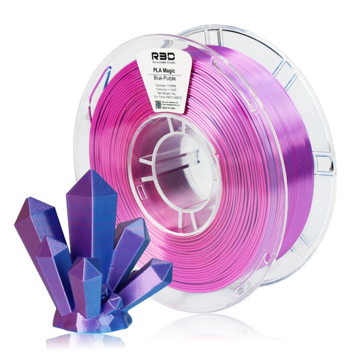 R3D Magic PLA (Blue-Purple) 3D Printing Filament 1...