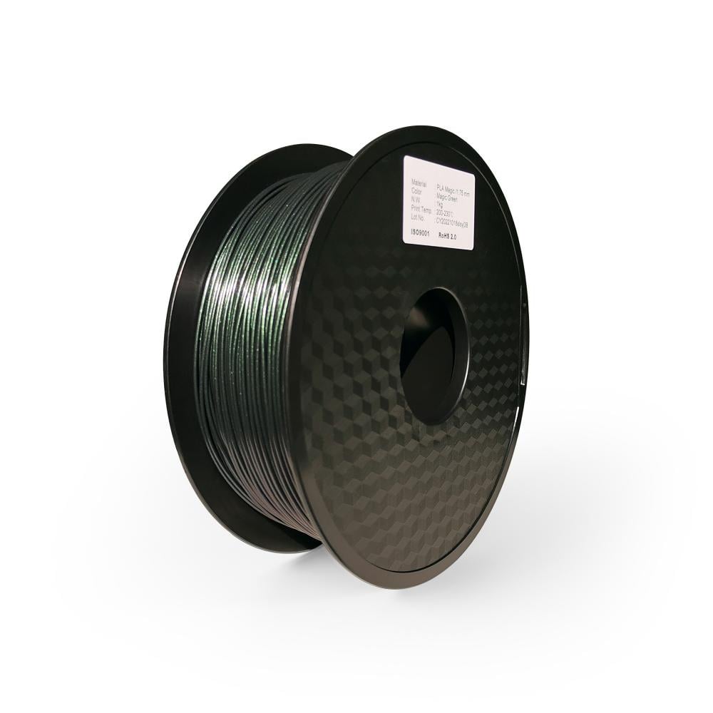 Hello3D PLA Magic (Green) 3D Filament 1.75Ø, 1kg