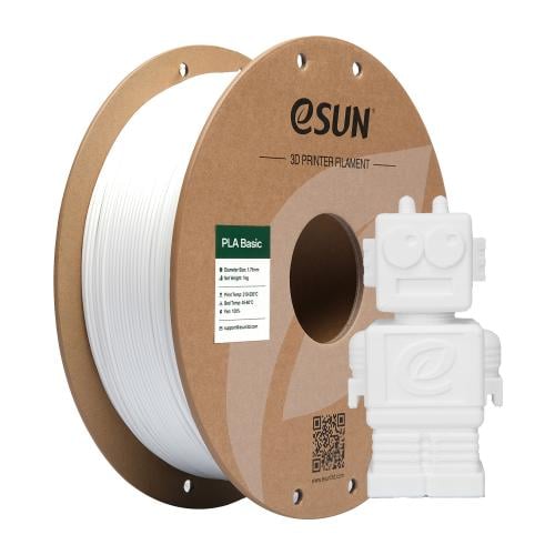 eSUN PLA Basic (White) 3D Filament 1.75Ø, 1kg