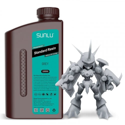Sunlu Standard Resin (Grey) For LCD 3D Printers, 1...