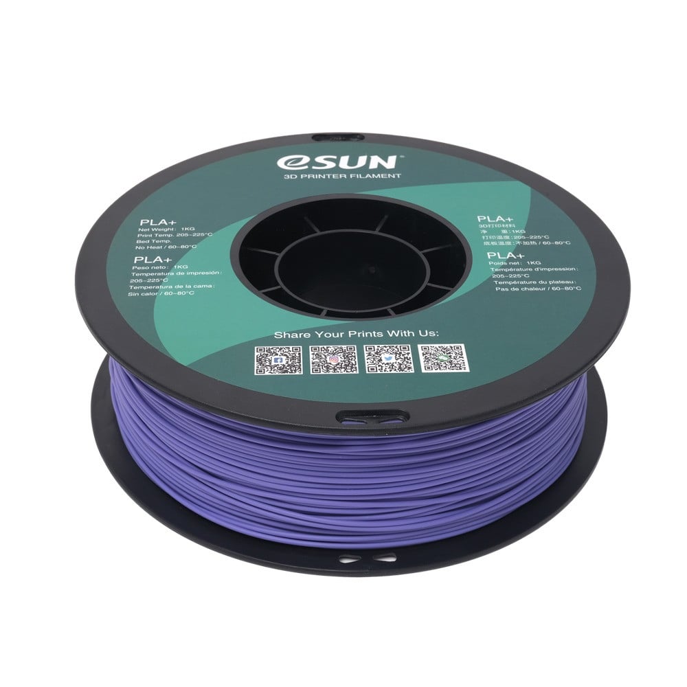 eSun PLA+ Very Peri 1.75mm/1kg, Printing Materials \ Filaments \ PLA  Brands \ eSun