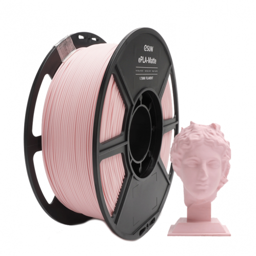 eSUN ePLA-Matte (Peach Pink) 3D Filament 1.75Ø, 1k...