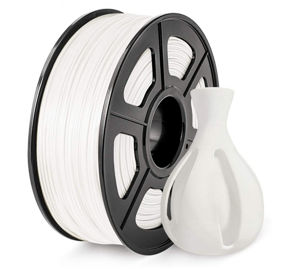 SUNLU PLA (White) 3D Printing Filament 1.75mm, 1kg - CubicSky - 3D Printing  Products - Saudi Arabia