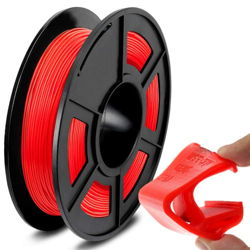 SUNLU TPU (Red) 3D Printing Filament 1.75mm, 0.5kg - Saudi Arabia