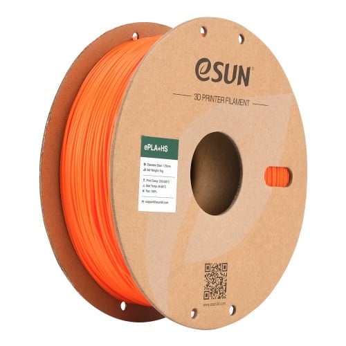 eSUN PLA+ HS (Orange) 3D Filament 1.75Ø, 1kg