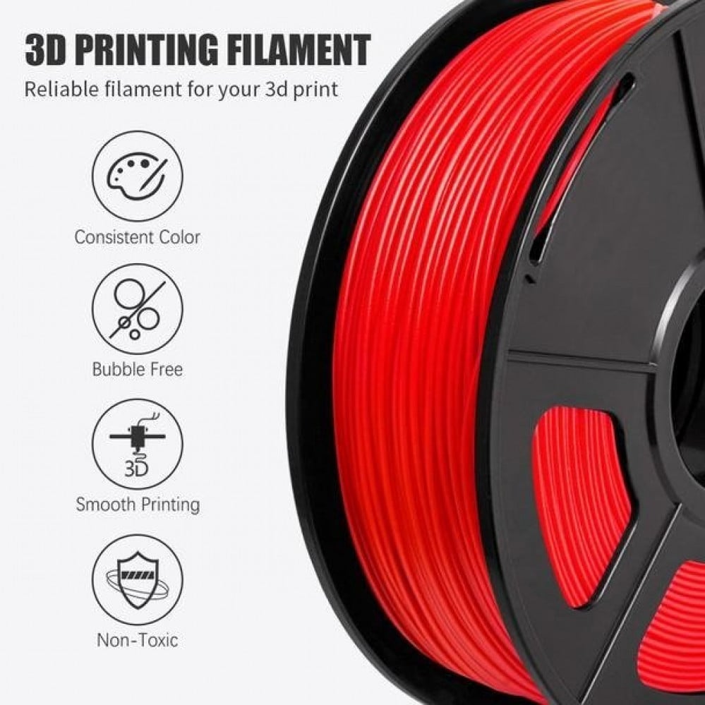 SUNLU PLA (White) 3D Printing Filament 1.75mm, 1kg - CubicSky - 3D Printing  Products - Saudi Arabia