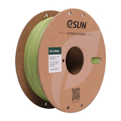 eSUN ePLA-Matte (Matcha Green) 3D Filament 1.75Ø,...