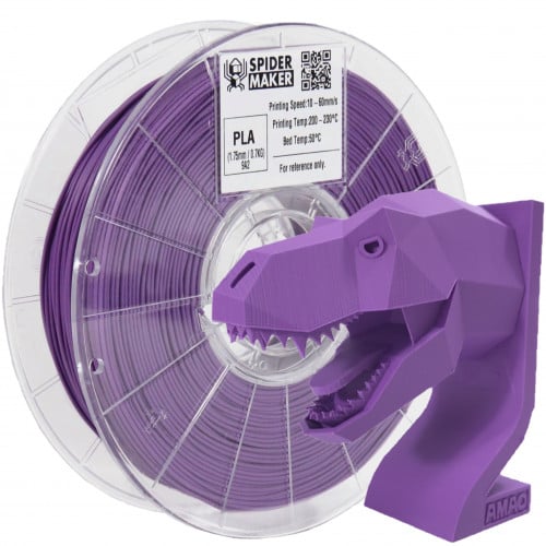 SpiderMaker Matte PLA (Mauve Purple) 3D Filament 1...