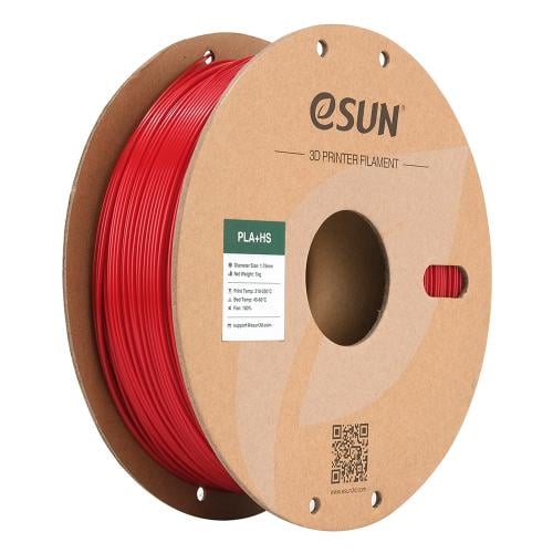 eSUN PLA+ HS (Fire Engine Red) 3D Filament 1.75Ø,...