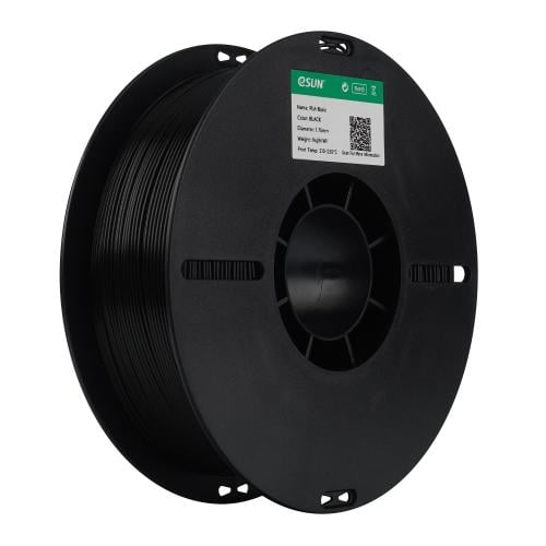 eSUN PLA Basic (Black) 3D Filament 1.75Ø, 1kg