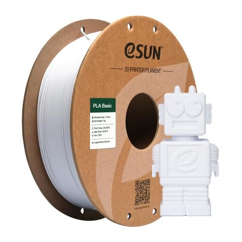 eSUN PLA Basic (Cold White) 3D Filament 1.75Ø, 1kg