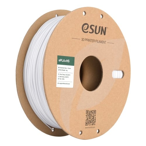 eSUN PLA+ HS (Cold White) 3D Filament 1.75Ø, 1kg