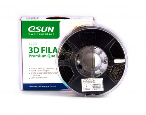 eSUN ABS (Black) 3D Filament 1.75Ø, 1kg